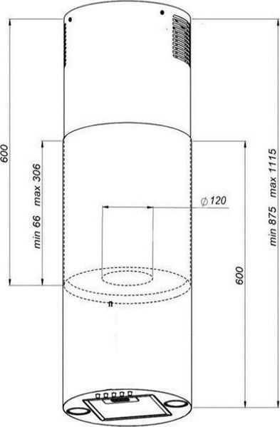 Витяжка декоративна MPM MPM-31-OTW-02 350557 фото