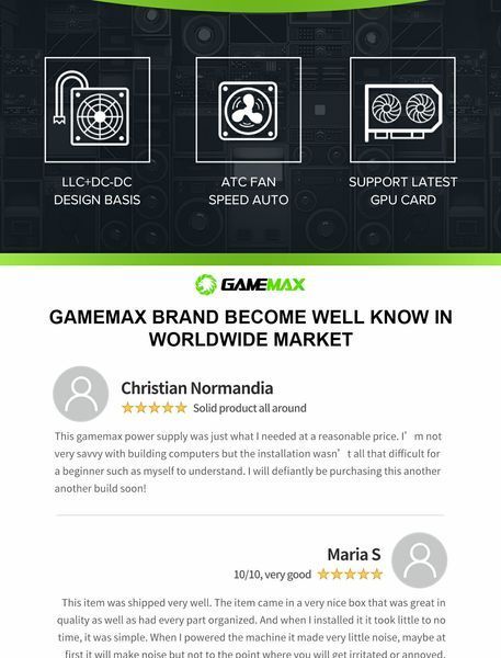Блок живлення GameMax GX-650 Modular 627775ua фото