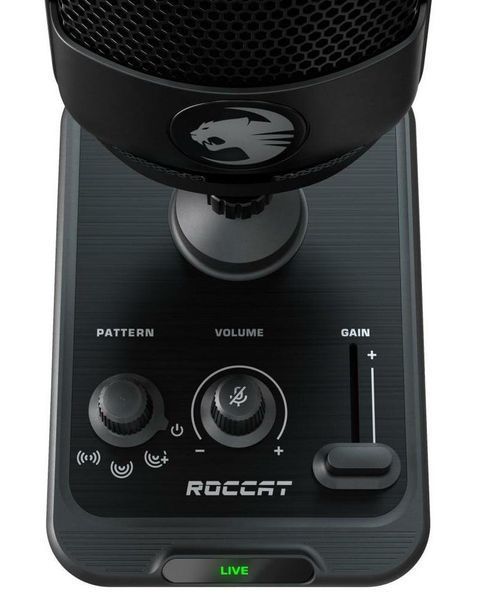 Мікрофон для ПК/ для стрімінгу, підкастів Roccat Torch RGB (ROC-14-912) 363551ua фото