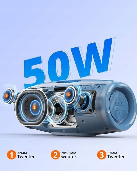 Портативна колонка Tronsmart Mirtune S100 Blue (1120932) 609421 фото