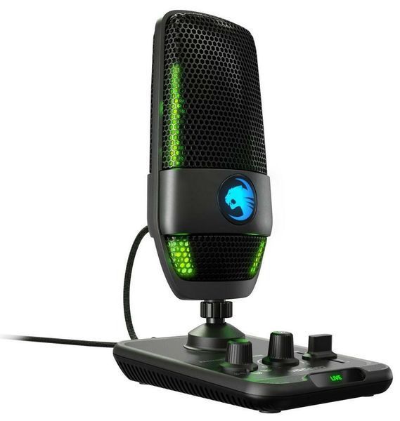 Мікрофон для ПК/ для стрімінгу, підкастів Roccat Torch RGB (ROC-14-912) 363551ua фото
