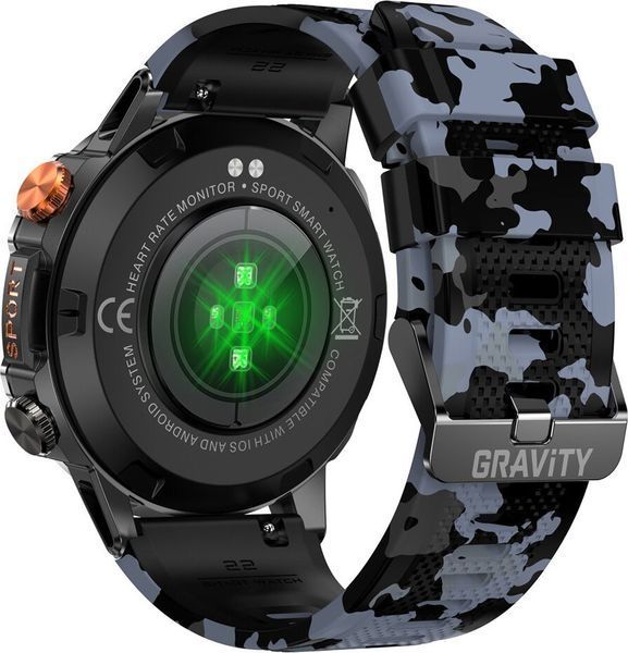 Смарт-годинник Gravity GT20-5 Black 621766 фото