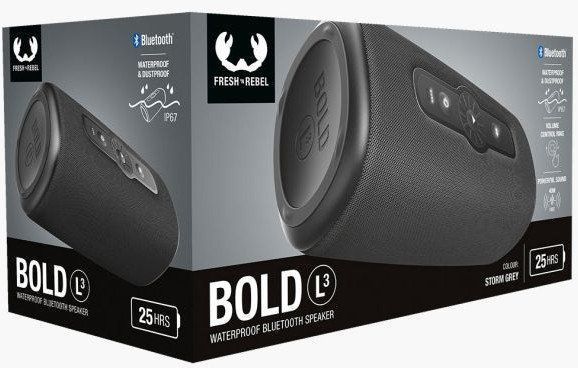 Портативна колонка Fresh N Rebel Bold L3 Storm Grey 621272 фото
