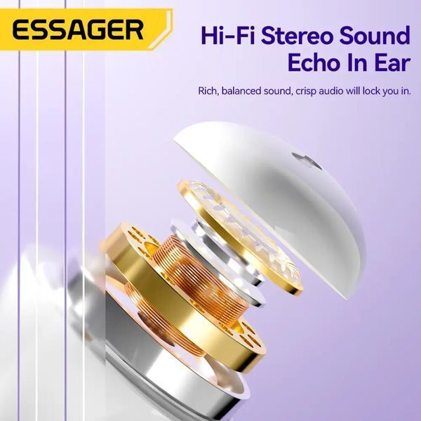 Навушники TWS Essager Shining White (EEJTW-SL02) 532565ua фото