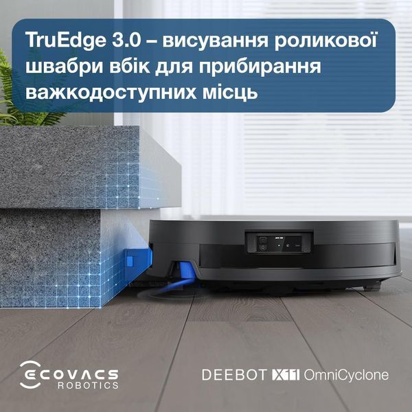 Робот-пилосос Ecovacs Deebot X11 Omni Black 617601ua фото