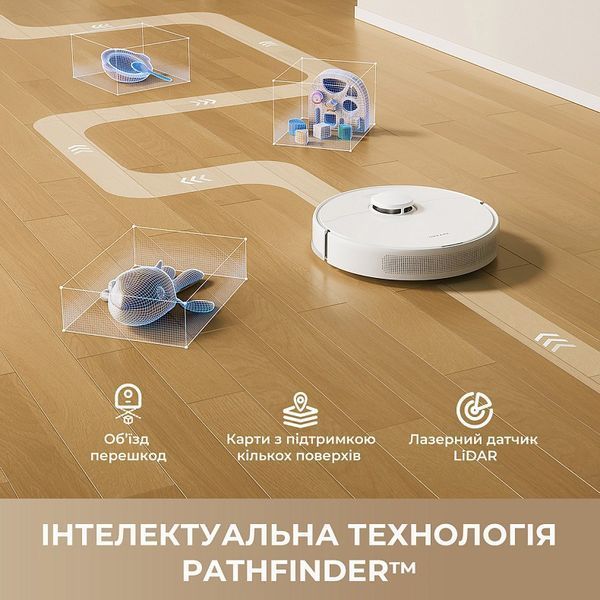 Робот-пилосос з вологим прибиранням Dreame Bot F10 (RLF11SA) 623699ua фото