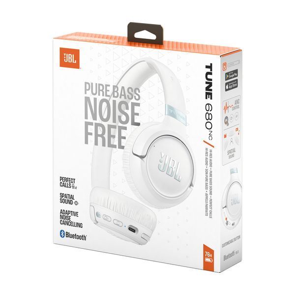 Навушники з мікрофоном JBL Tune 680NC White (JBLT680NCWHT) 623448ua фото