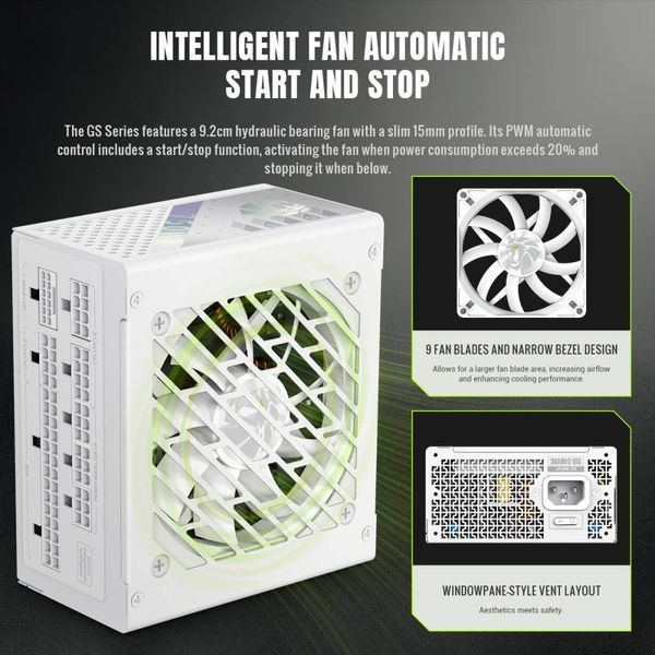 Блок питания GameMax GS-750G V25 White 630411ua фото