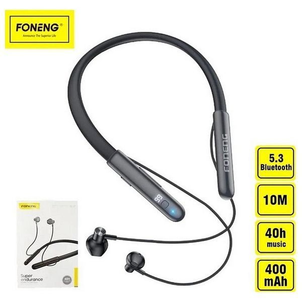Наушники с микрофоном Foneng BL37 Black (BL37-BE-DDN) 623398ua фото