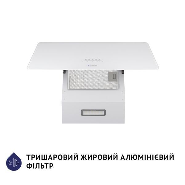 Витяжка похила Minola HDN 6224 WH 700 LED 627945ua фото