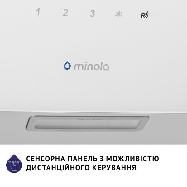 Витяжка похила Minola HDN 6224 WH 700 LED 627945ua фото