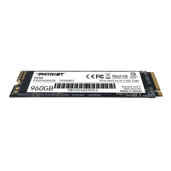 SSD накопичувач Patriot P310 960 GB (P310P960GM28) 364781ua фото