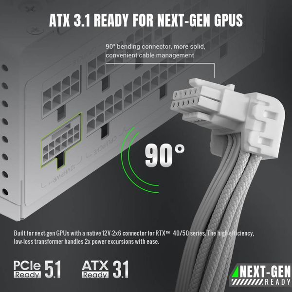 Блок питания GameMax GS-750G V25 White 630411ua фото