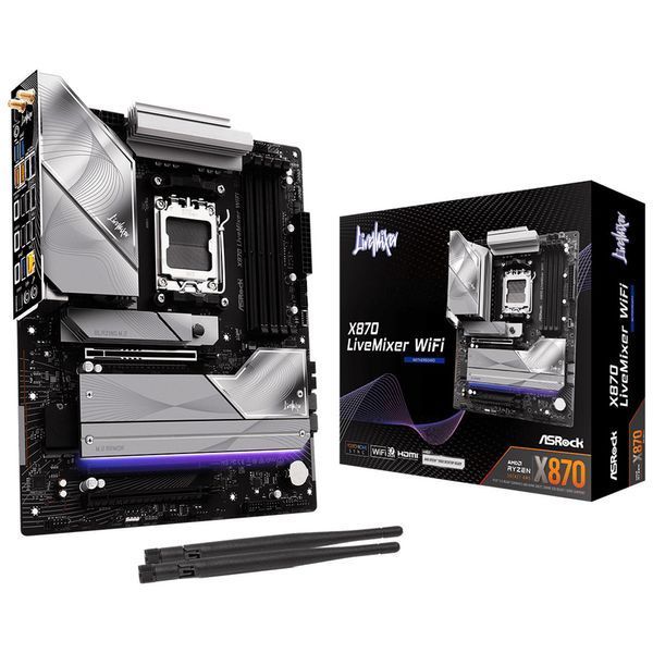 Материнська плата ASRock X870 LiveMixer WiFi 630567ua фото