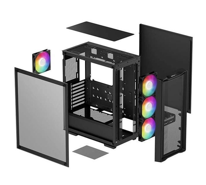 Корпус Deepcool CC560 Mesh V2 Black (R-CC560-BKAMA4-G-2) 572773 фото