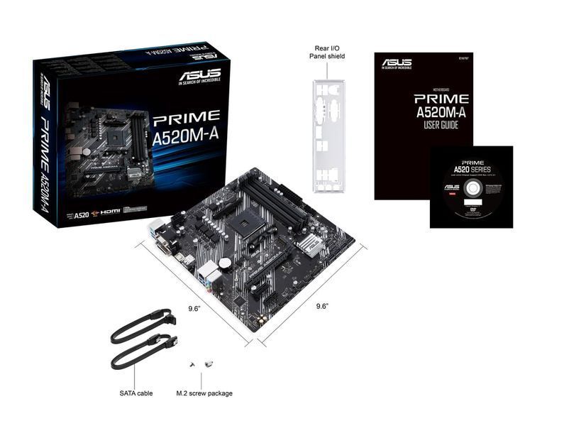 Материнська плата Asus Prime A520M-A II/CSM 519415ua фото