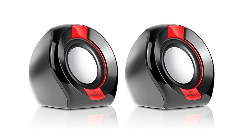 Мультимедійна акустика Real-El S-50 Black/Red (EL121100008) 579092ua фото
