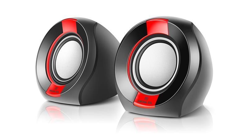 Мультимедійна акустика Real-El S-50 Black/Red (EL121100008) 579092ua фото