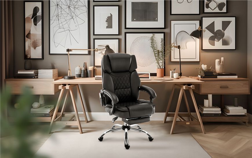 Офисное кресло для руководителя Mark Adler Boss 6.0 Black 514487 фото