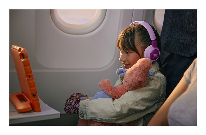 Навушники з мікрофоном JBL Junior 320BT Purple (JBLJR320BTPUR) 571388ua фото