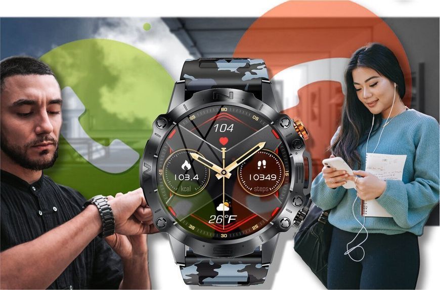 Смарт-годинник Gravity GT20-5 Black 621766 фото