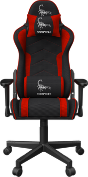 Компьютерное кресло для геймера Gembird Scorpion Black-Red (GC-SCORPION-01X) 490054 фото