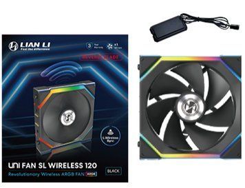 Вентилятор Lian Li Uni Fan SL Wireless 120 Reverse Blade Black (G99.12RSL1W1B.00) 570515 фото