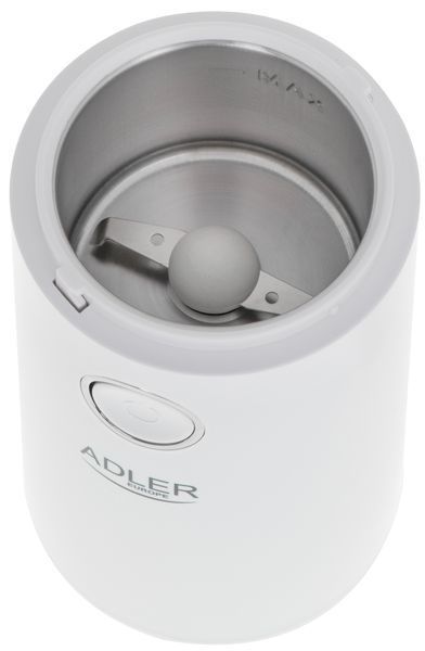 Кофемолка Adler AD 4446 White/Silver 501989 фото