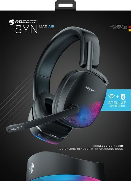 Компьютерная гарнитура Roccat Syn Max Air Black 460762ua фото