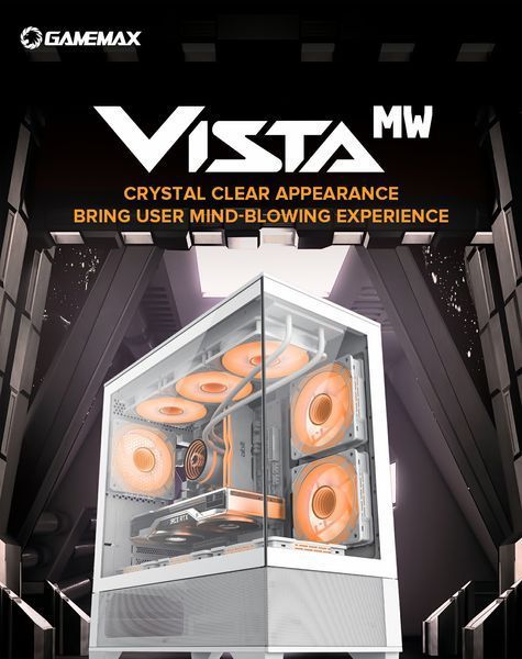 Корпус GameMax Vista MW White 628412ua фото