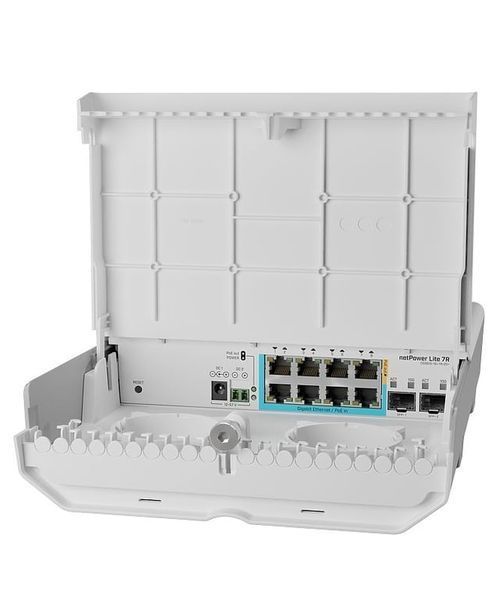 Коммутатор неуправляемый Mikrotik netPower Lite 7R CSS610-1Gi-7R-2S+OUT 518817ua фото
