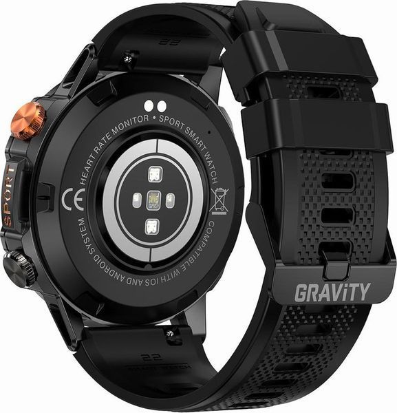 Смарт-годинник Gravity GT20-6 Black 621767 фото