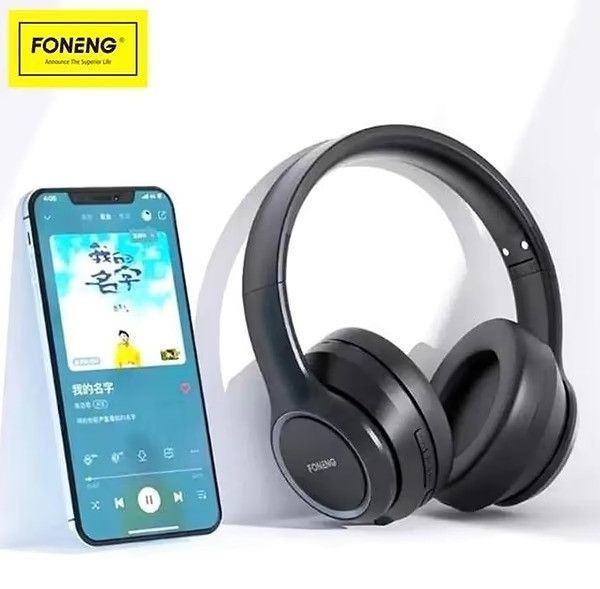 Наушники с микрофоном Foneng BL50 Black (BL50-BH) 623399ua фото
