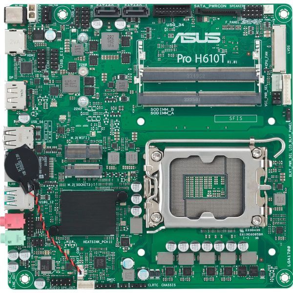 Материнська плата Asus Pro H610T-CSM 630568ua фото