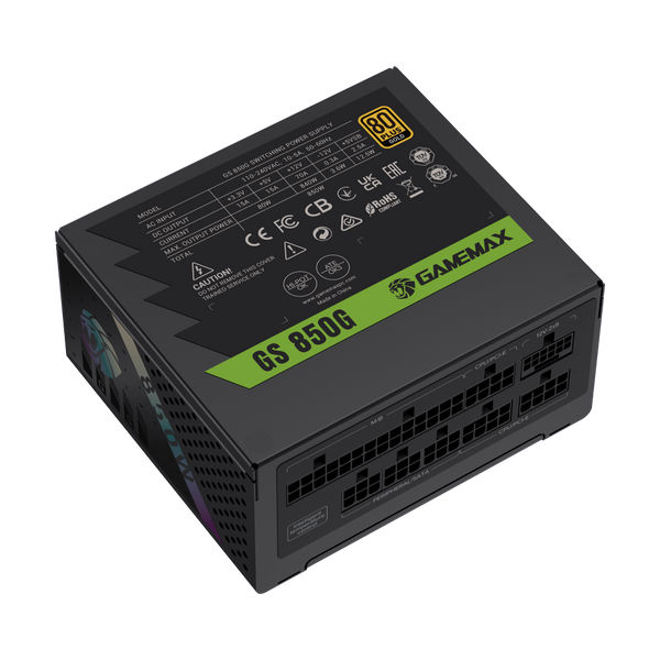 Блок живлення GameMax GS-850G V25 Black 630412ua фото