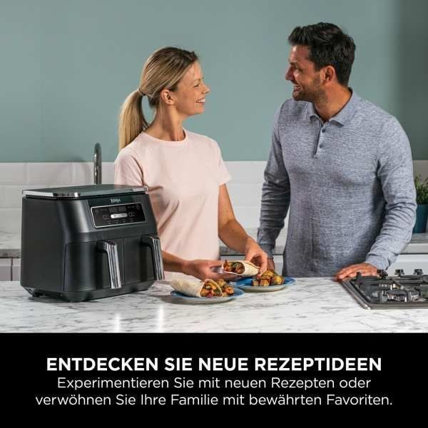 Мультипіч (аерофритюрниця) Ninja Air Fryer Dual zone AF200EU 595506ua фото