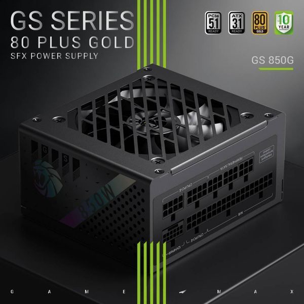 Блок живлення GameMax GS-850G V25 Black 630412ua фото
