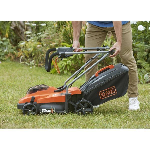 Газонокосилка аккумуляторная Black+Decker BCMW3336L1 530232ua фото