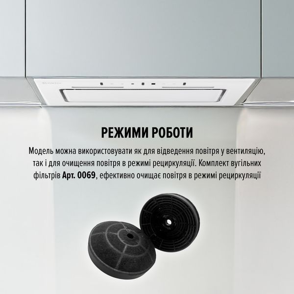 Вытяжка встроенная Perfelli Nuova 6JWR Bianco 627885ua фото