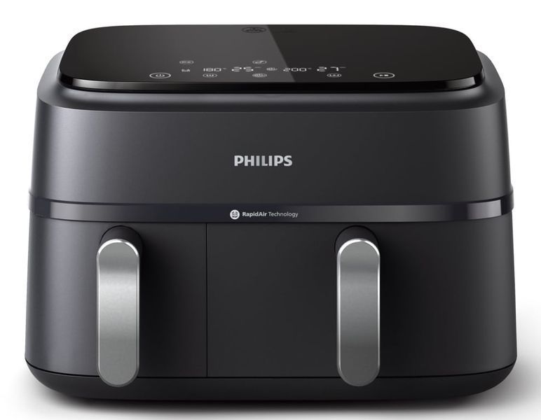 Мультипіч (аерофритюрниця) Philips Dual Airfryer 3000 Series NA351/00 510577ua фото