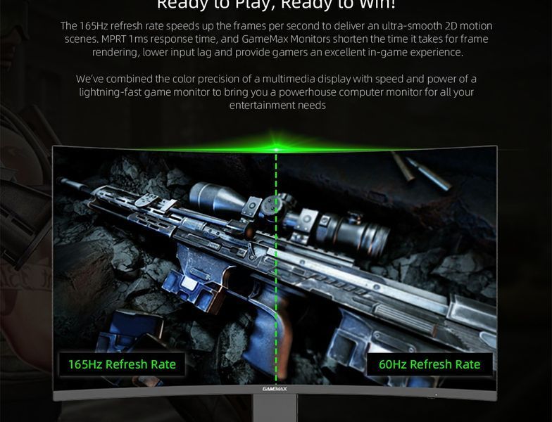Монитор GameMax GMX27C165Q 628471ua фото