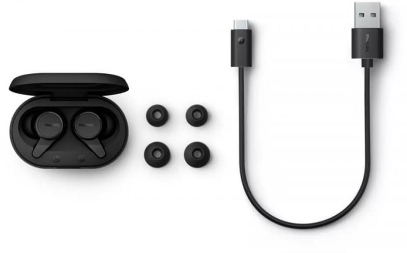 Навушники TWS Philips TAT1207 Black (TAT1207BK/00) 379691ua фото
