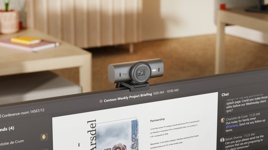Веб-камера Logitech MX Brio 705 for Business 4K Graphite (960-001530) 516590ua фото
