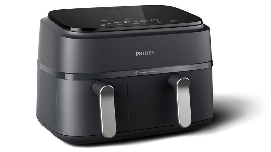 Мультипіч (аерофритюрниця) Philips Dual Airfryer 3000 Series NA351/00 510577ua фото