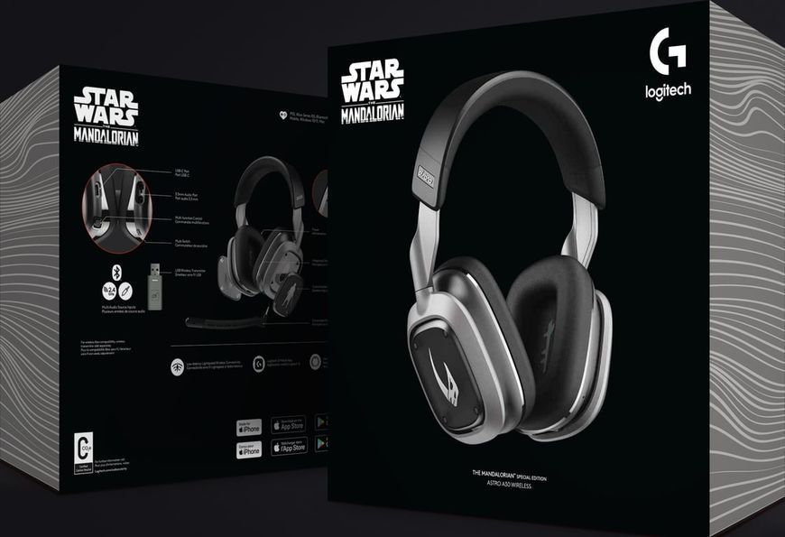 Навушники з мікрофоном Logitech G Astro A30 Mandalorian (939-002169) 620831 фото