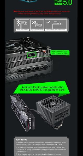 Блок живлення GameMax GX-1250 Pro BK 630413ua фото
