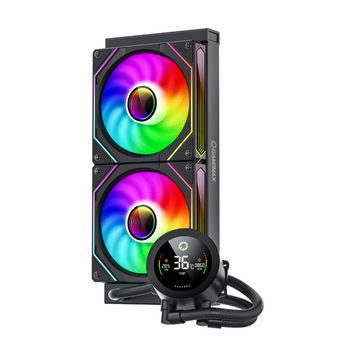 Водяное охлаждение GameMax IceBurg 240 Digital BK 628006ua фото
