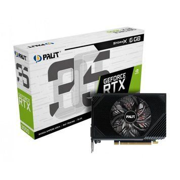 Видеокарта Palit GeForce RTX 3050 StormX 6GB (NE63050018JE-1072F) 577642ua фото