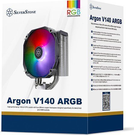 Повітряне охолодження Silverstone Argon V140 ARGB (SST-ARV140-ARGB) 543931ua фото