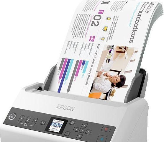 Протяжной сканер Epson WorkForce DS-730N (B11B259401) 341627 фото